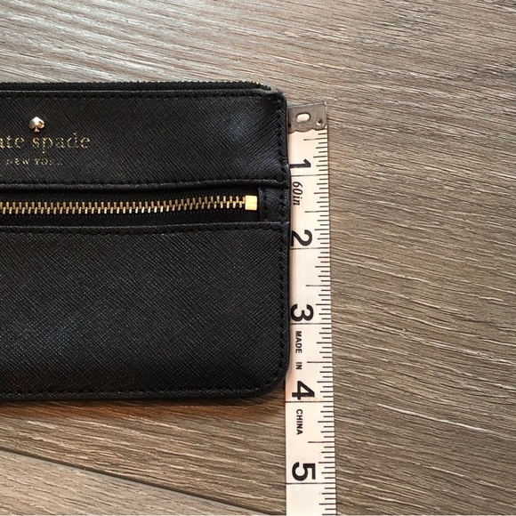 Kate Spade Bee Mika’s Pond Black Saffiano Leather Wristlet/Wallet - Picture 4 of 10